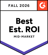 G2 Fall award 2026 Property Management Best Estimated ROI Mid Market
