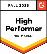 G2 Fall award 2026 Property Management High Performer Mid Market