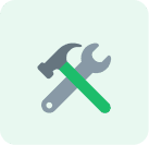 Tools symbolizing AppWorks' work order feature.