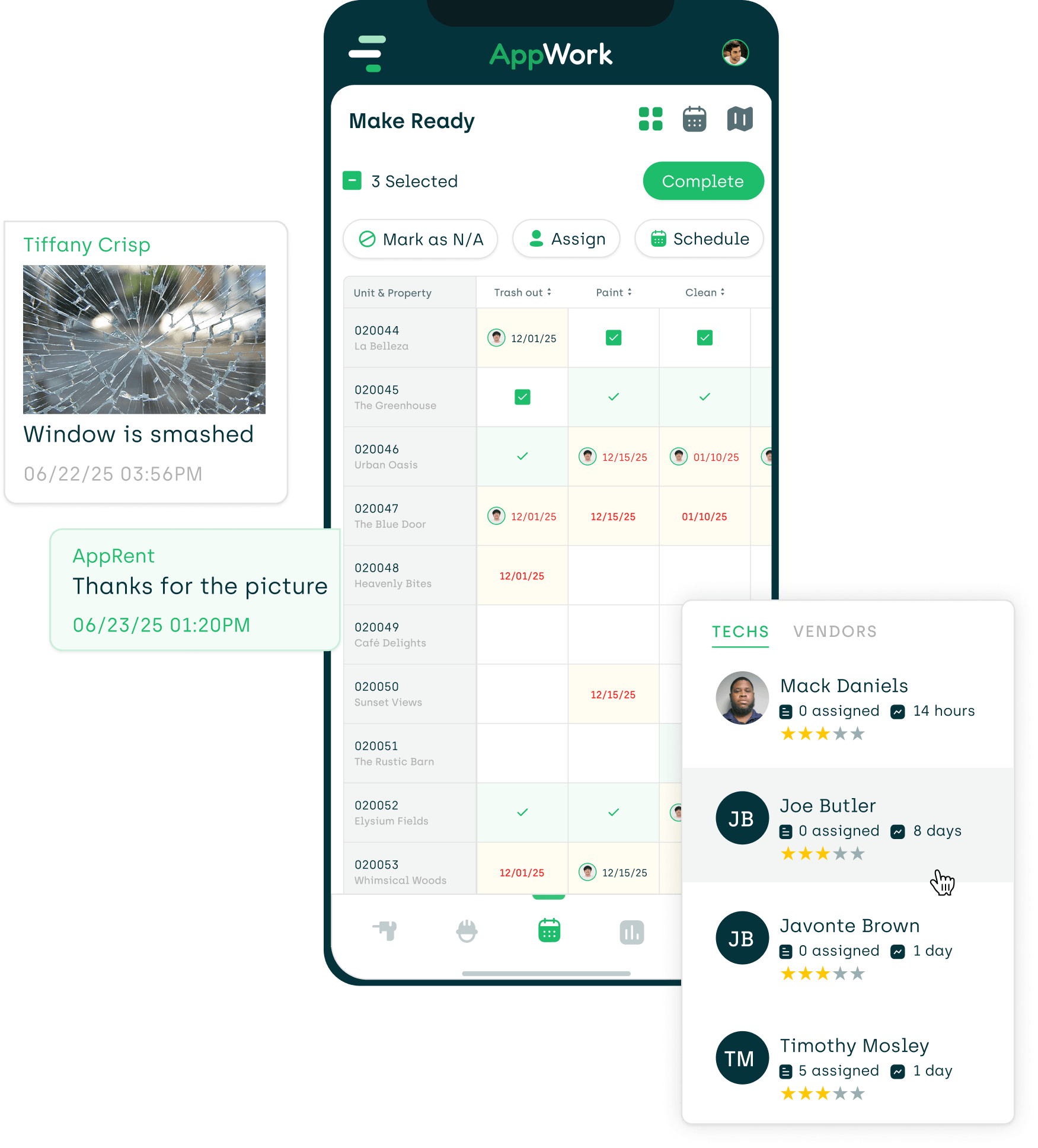 AppWorks improved make ready board for mobile
