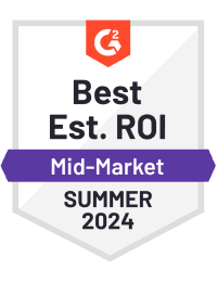 AppWorks G2 Summer 2024 badge for Property Management Best Estimated ROI Mid-Market Roi