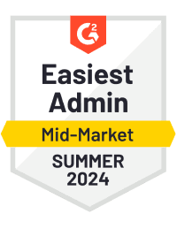 AppWorks G2 Summer 2024 badge for Property Management Easiest Admin Mid-Market Ease Of Admin