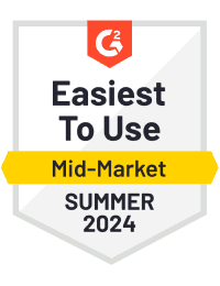 AppWorks G2 Summer 2024 badge for Property Management Easiest To Use Mid-Market Ease Of Use