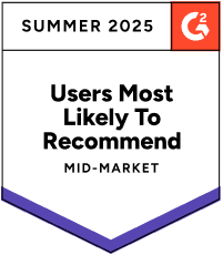 Appworks G2 2025 Summer Award For Property Management Users Most Likely To Recommend