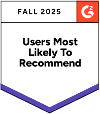 Appworks G2 2025 Fall Award For Property Management Users Most Likely To Recommend NPS