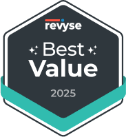 Revyse 2025 Best Value badge from the Best of Category Awards.